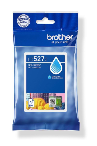 BROTHER LC-527C CARTUCCIA INK CIANO PER MFCJ4350DW 900 PAGINE